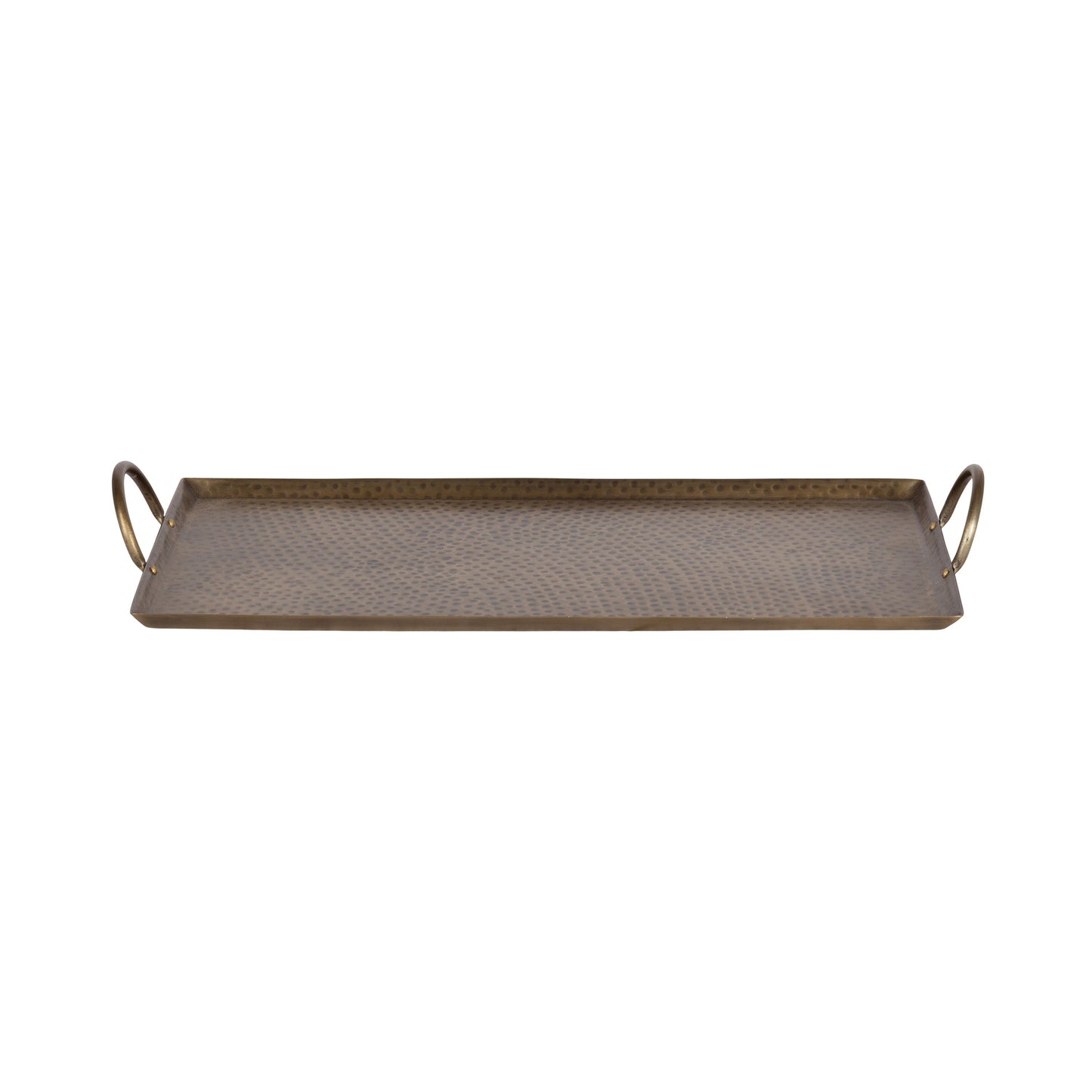 Sanzo Hammered Rectangle Metal Tray