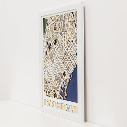 3D City Map Barcelona