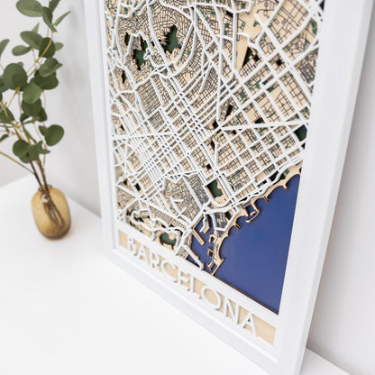 3D City Map Barcelona