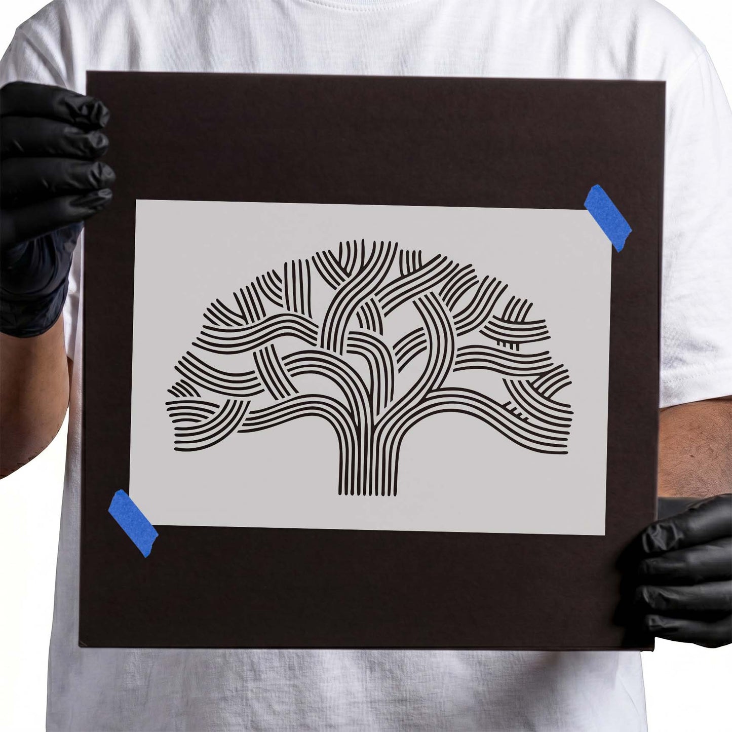City of Oakland Tree Symbol Stencil
