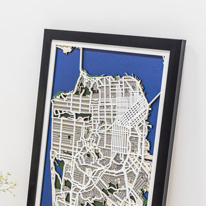 3D City Map San Francisco