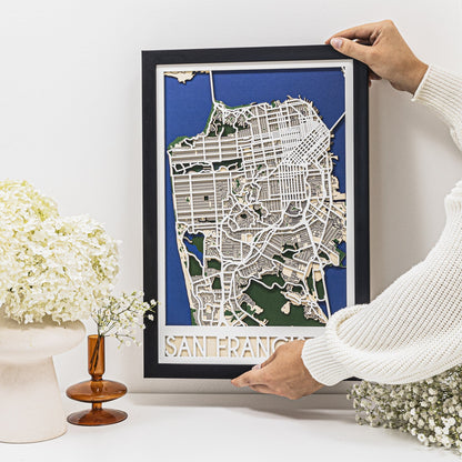 3D City Map San Francisco