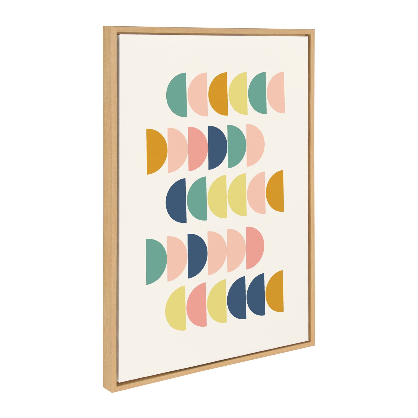 Sylvie Abstract Shapes Framed Canvas Set by Apricot and Birch