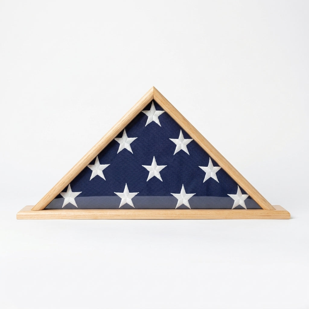Ceremonial Flag Display Triangle