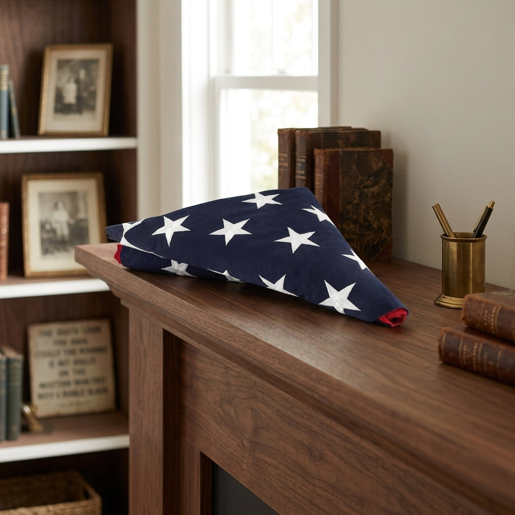 Flags Connections - American Flag For Flag Display Case 3 ft x5 ft Cotton.