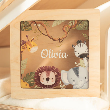 Custom Acrylic Box for Kids - Dino