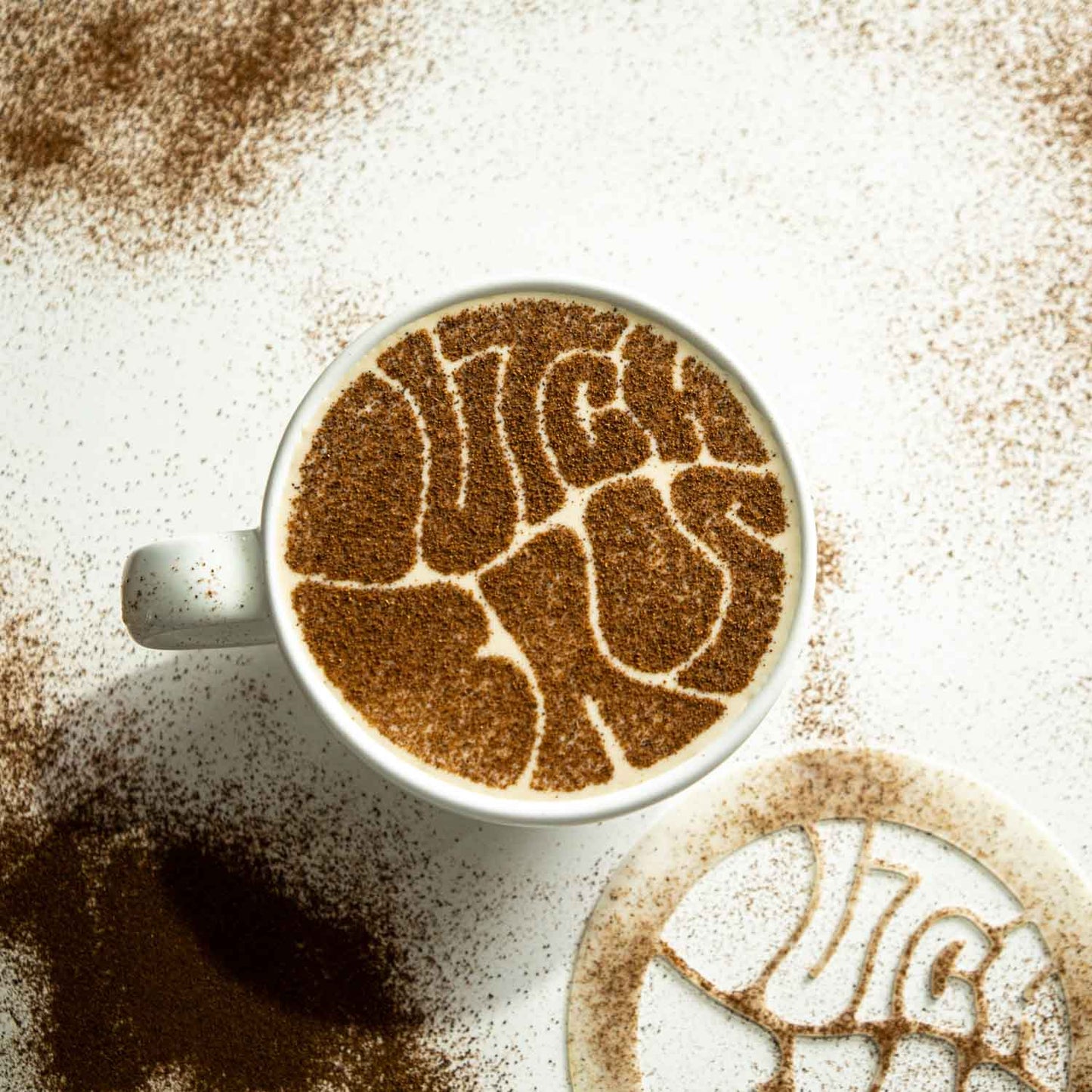 Custom Coffee Stencils