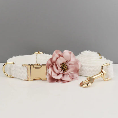 White Lace Wedding Set