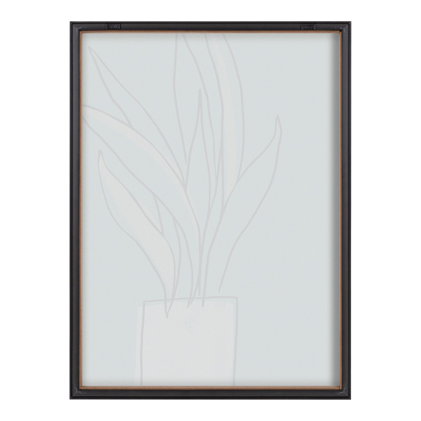 Blake Serene Growth Framed Printed Glass by Elizabeth Silver