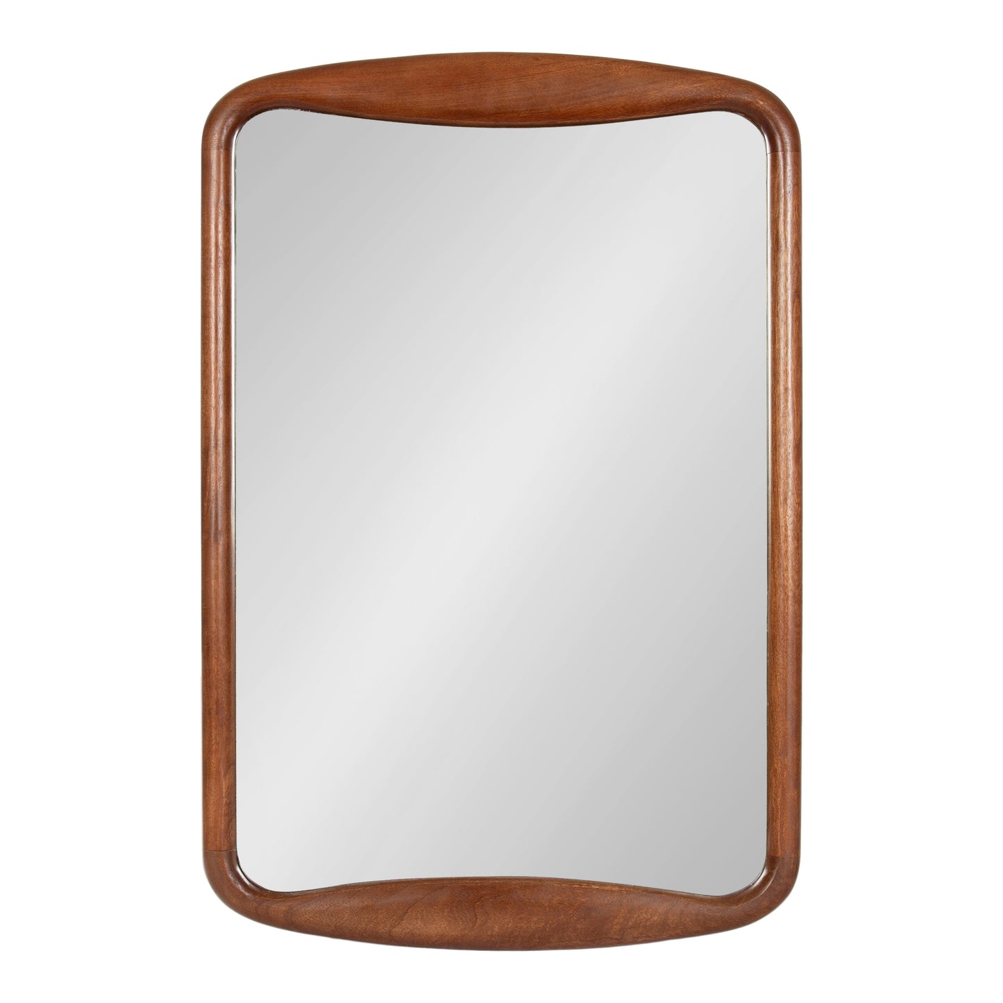 Hera Radius Rectangle Wood Mirror