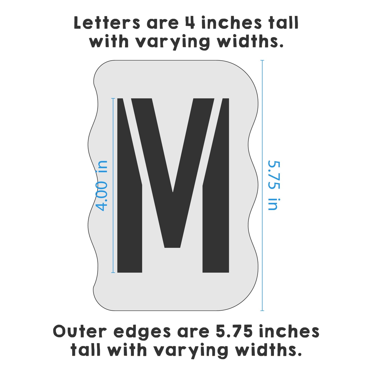 Alphabet Letter Stencil Kit