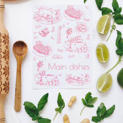 Dividers for Recipe Book