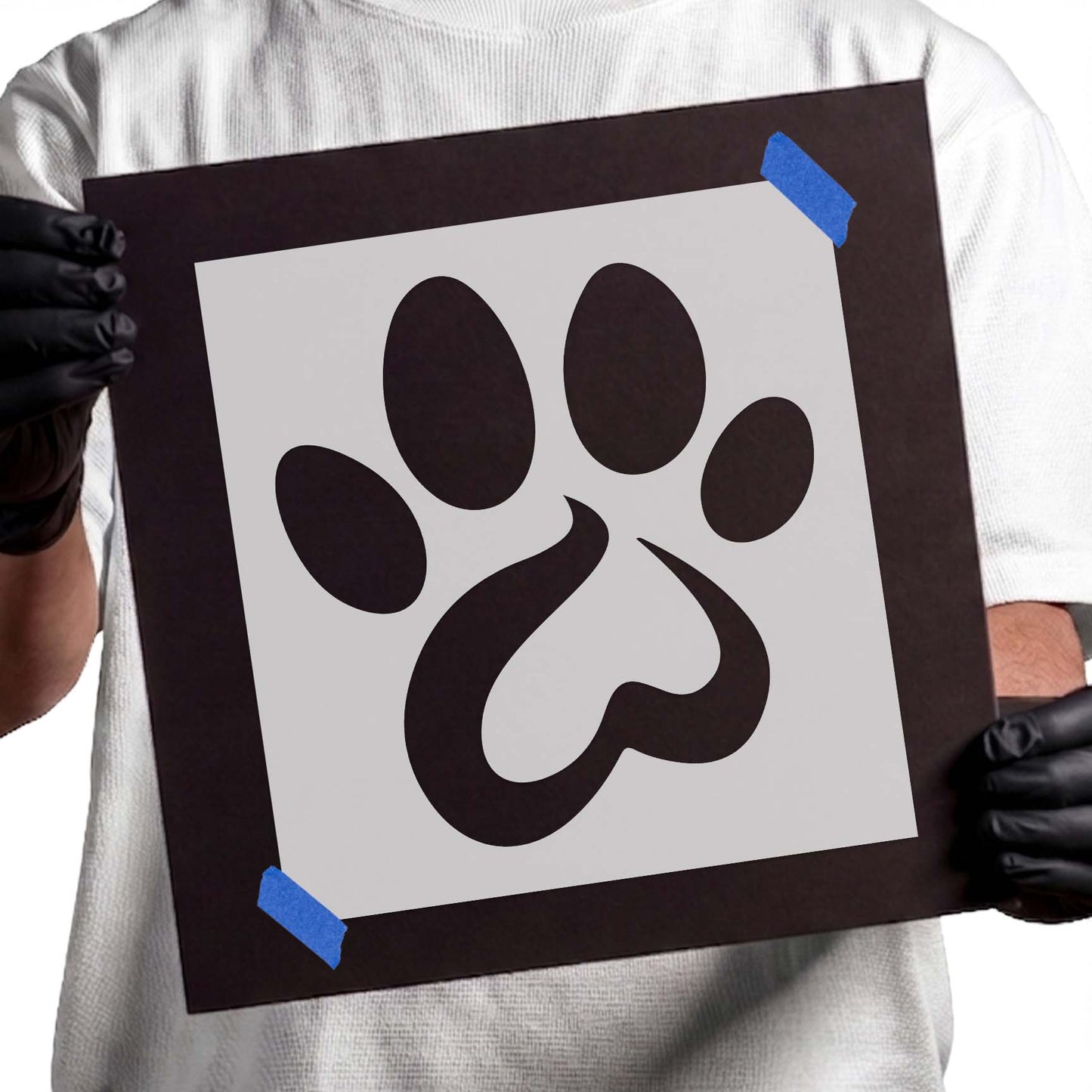 Doggy Paw Stencil