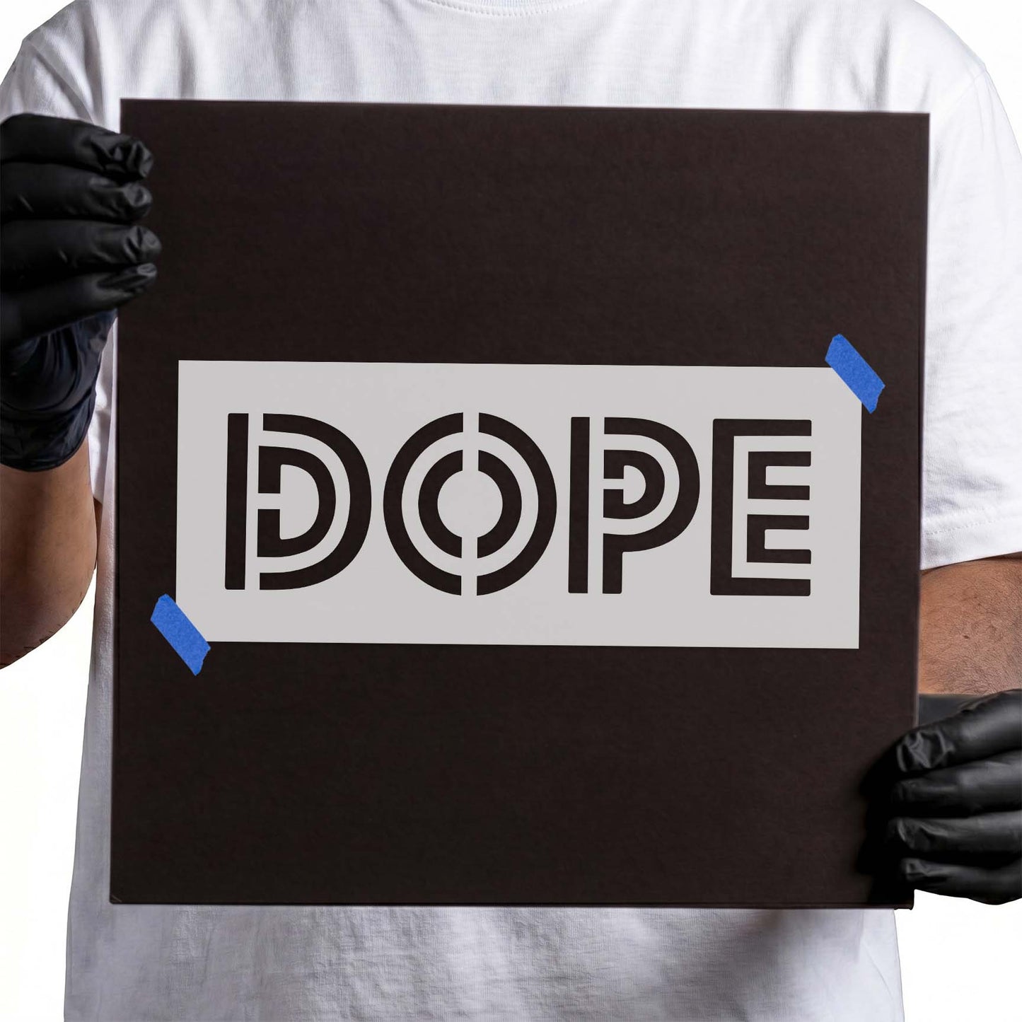 Dope Text Stencil