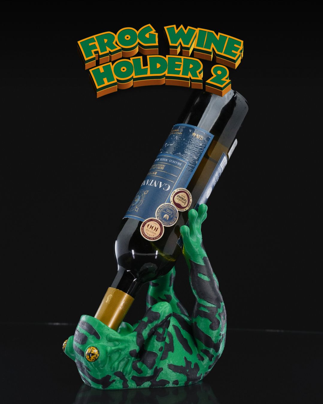 Drinking Frog Wine Stand
