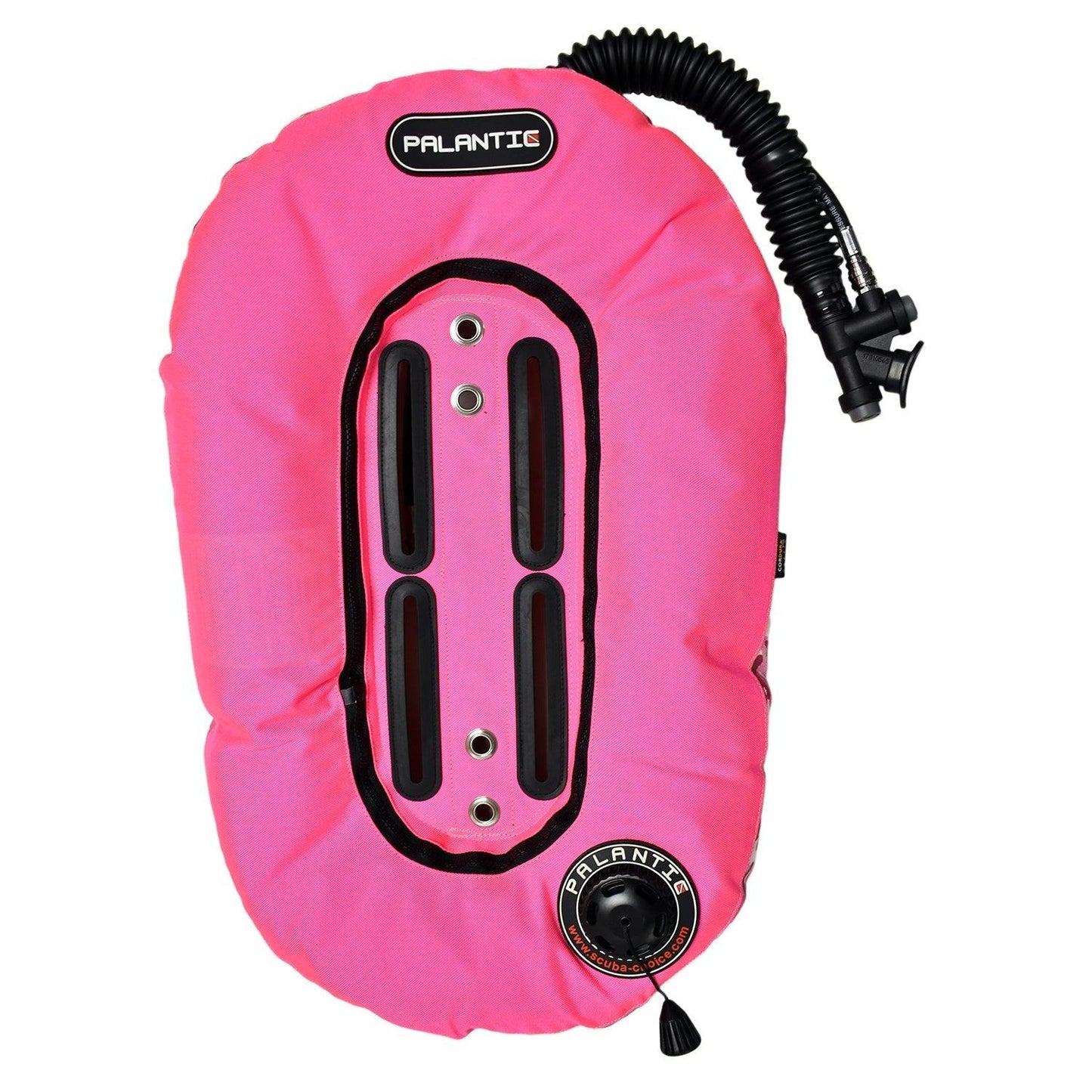 Palantic Neptune Pro Diving Donut Wing Single Tank 30lbs, Pink w/ Black Accent