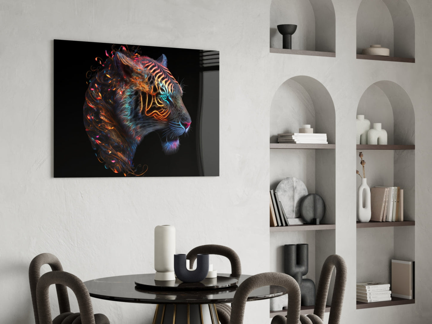 Sparkling Glory Glass Wall Art  || Designer Collection