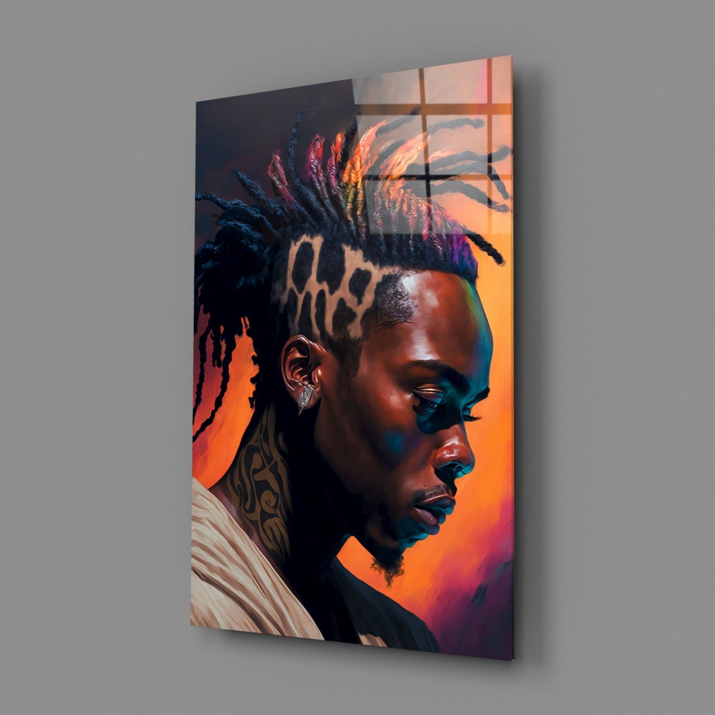 Roy Woods Glass Wall Art  || Designer Collection