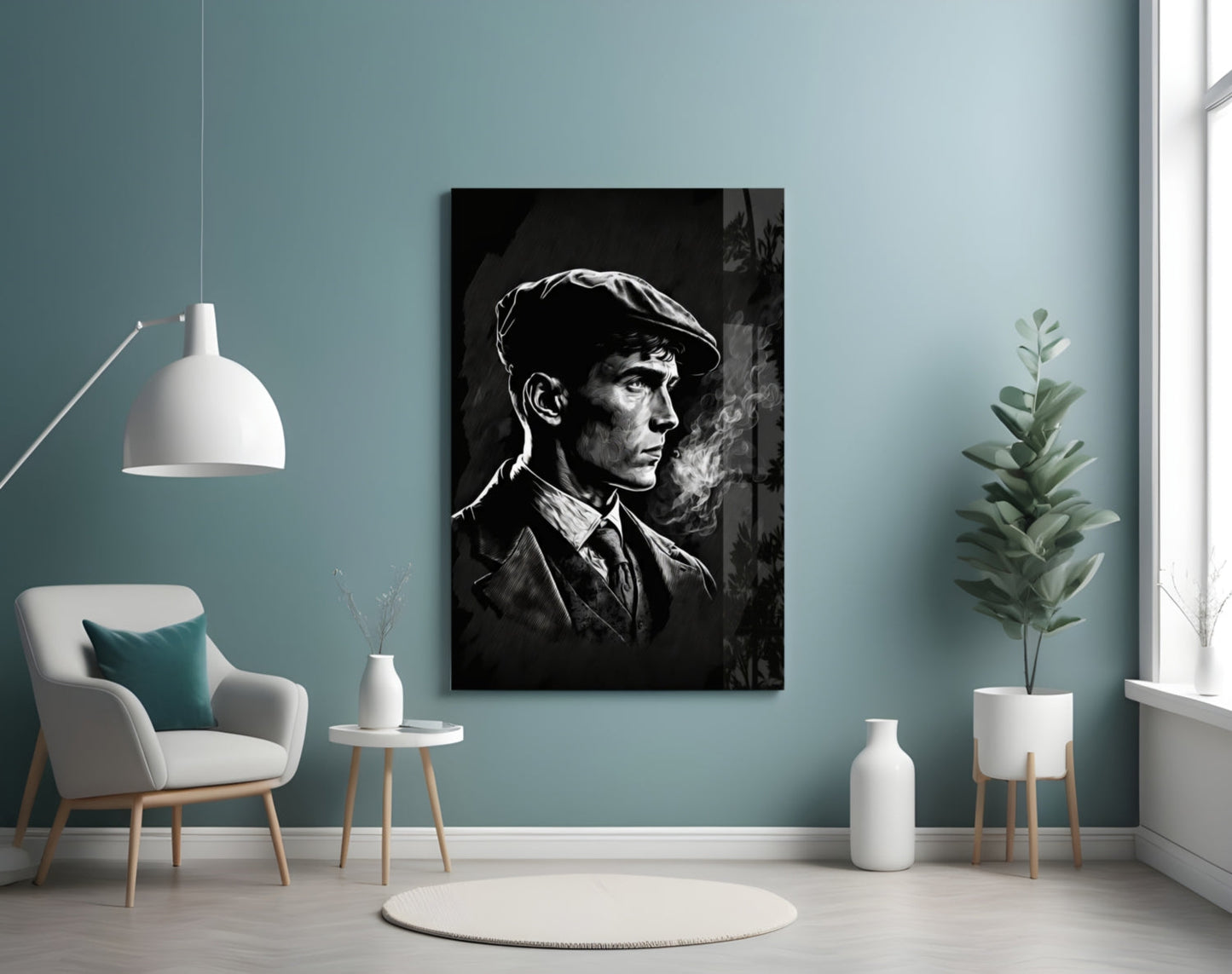 Thomas Shelby - Peaky Blinders Glass Wall Art || Designer Collection