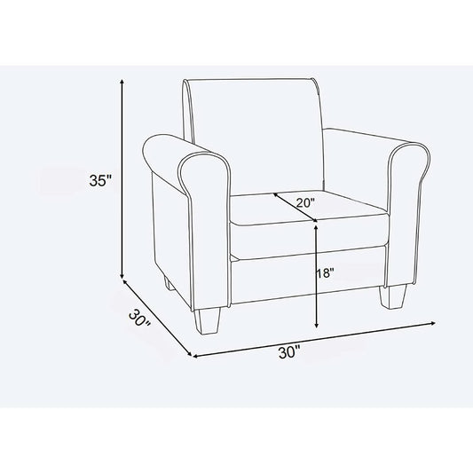 Black Accent Chair Modern Design For Living Room Furniture