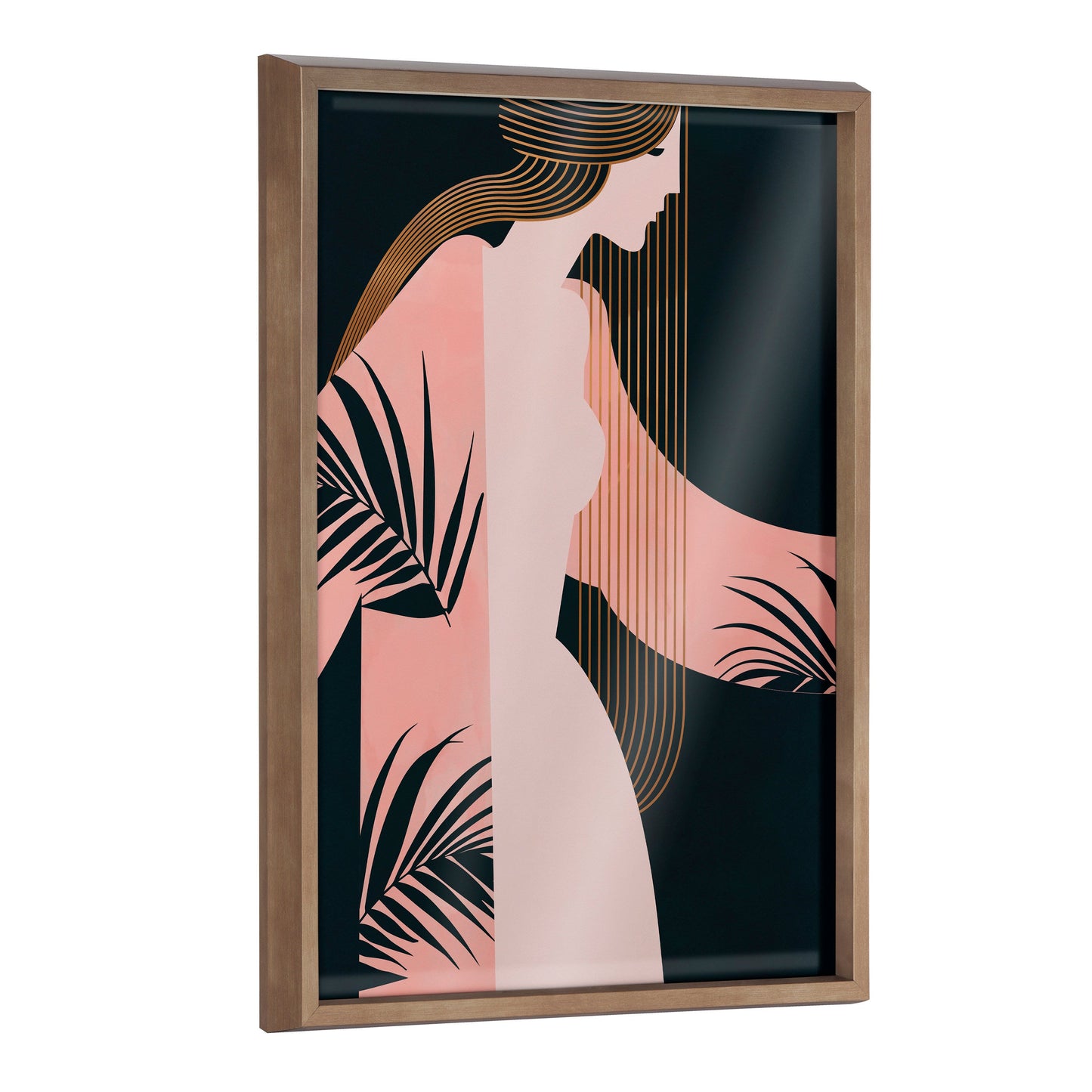 Blake Scent of Jasmine Framed Printed Glass by Alexander Ginzburg