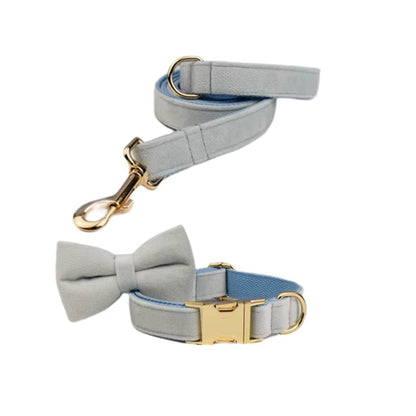 Light Blue Velvet Set