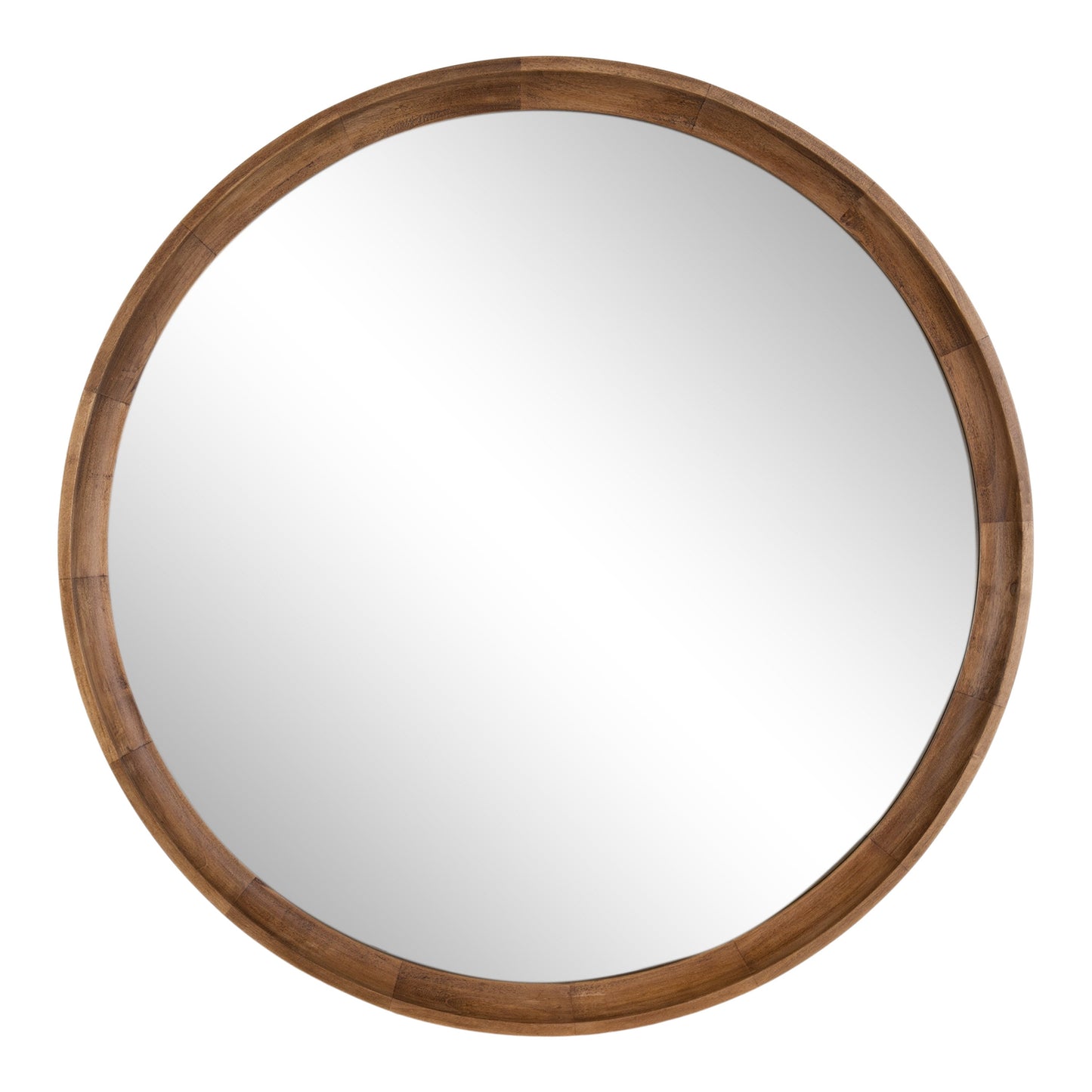Hatherleigh Round Wood Wall Mirror