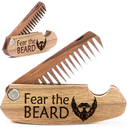 Wooden Beard Comb – Fear the Beard