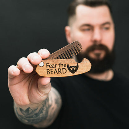 Wooden Beard Comb – Fear the Beard