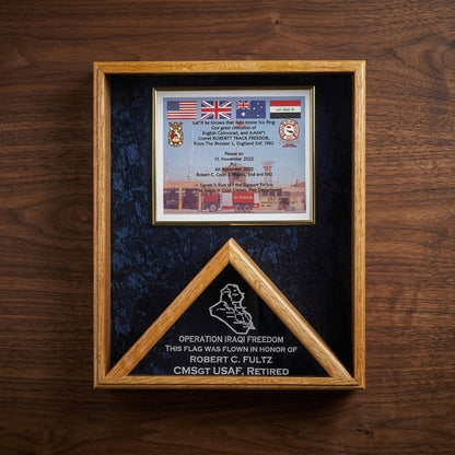 Flag case - Shadow Box - Fit 3' x 5' Flag.