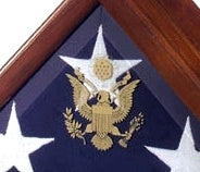 Presidential Flag Case and Medal Display Case.