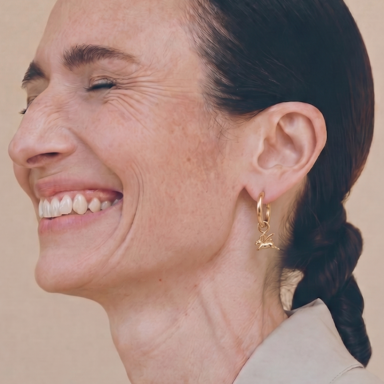 Flying Bunny Earrings