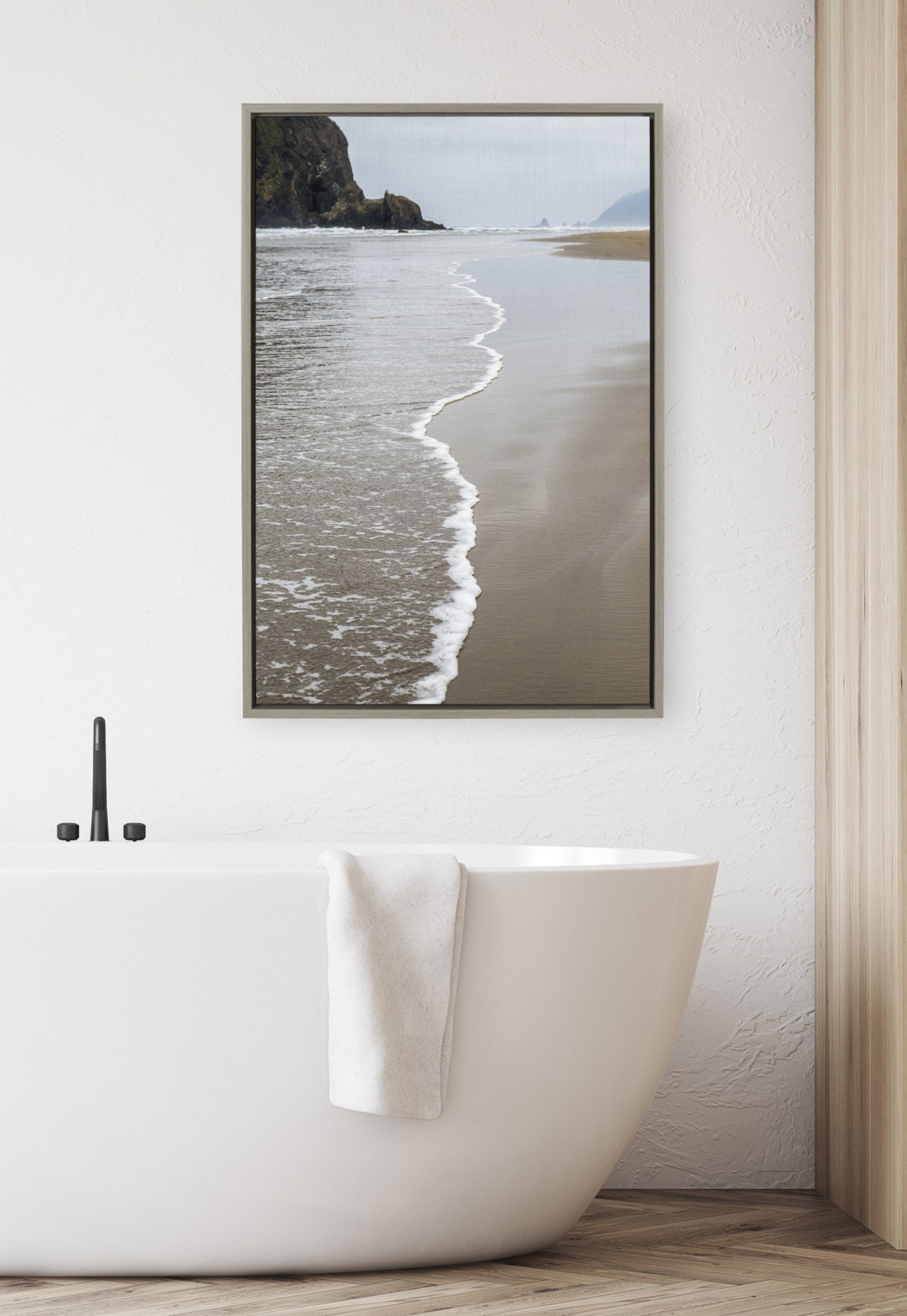 Sylvie Arrival Framed Canvas By Pete Olsen, Gray 23x33