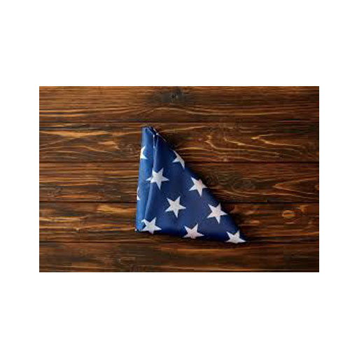 Folded American Flag, Pre Folded American Flag - Made in USA - American made flags and hand folded by veterans.