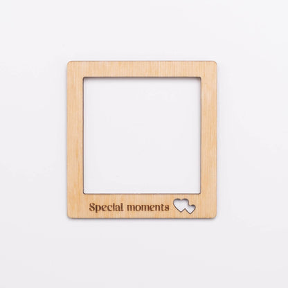 Set of 9 Wooden Photo Frames