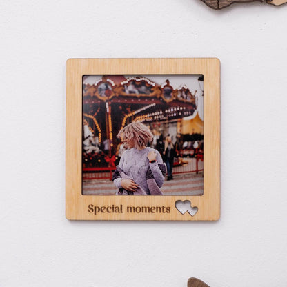 Set of 9 Wooden Photo Frames