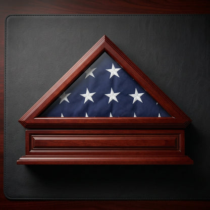 Flag Display Case, Pedestal for 3ft x 5ft Flag