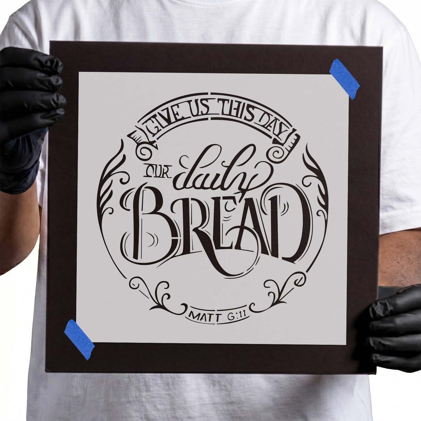 Give Us This Day Stencil