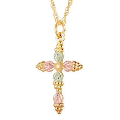 Unique Cross - Black Hills Gold Pendant