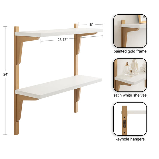 Meridien Wood Wall Shelf