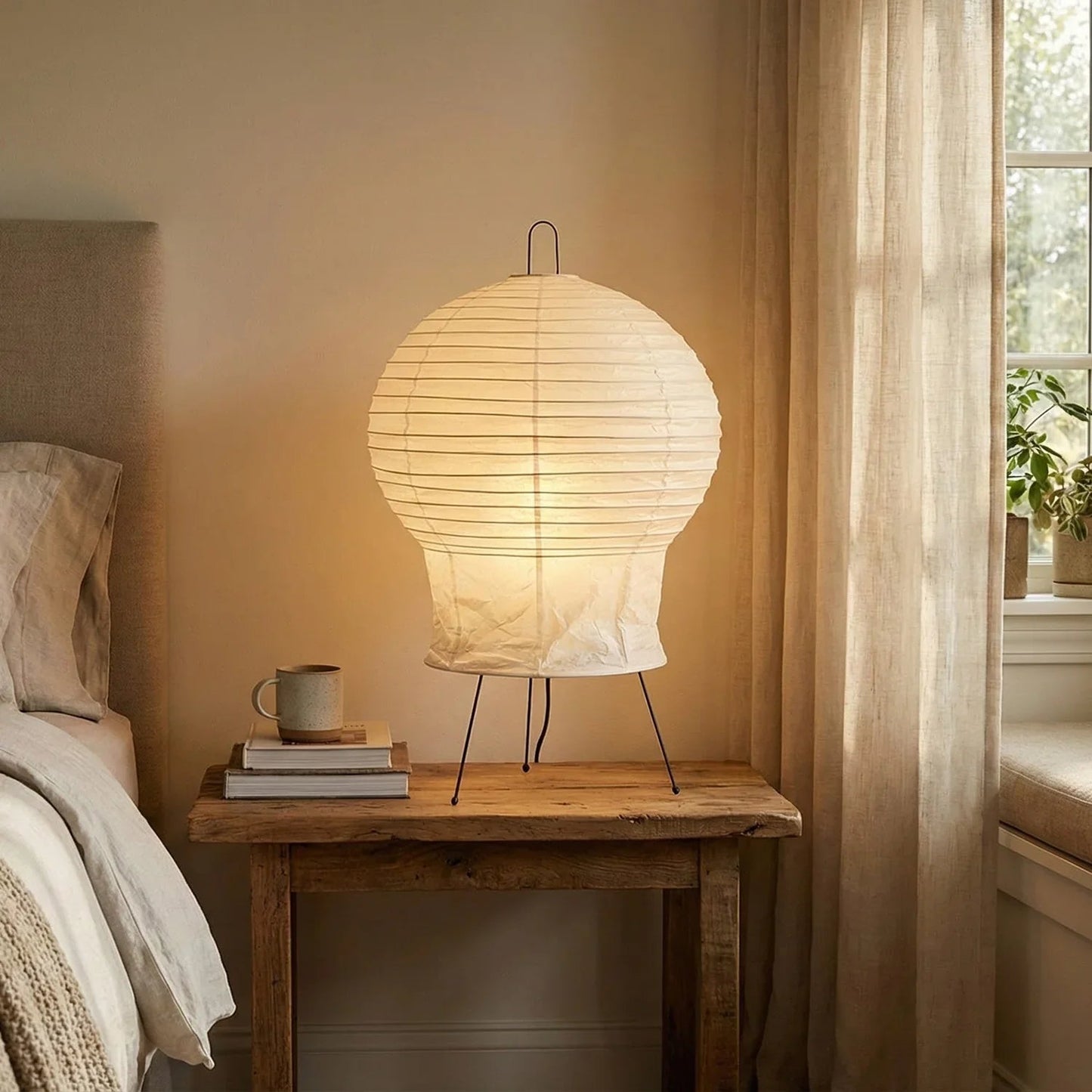 Akari Gourd Shaped 2N Table Lamp