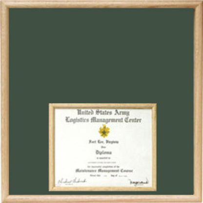 US Marine Corp Certificate Display Case in bottom.