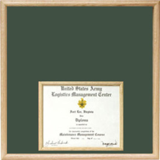 US Marine Corp Certificate Display Case in bottom.