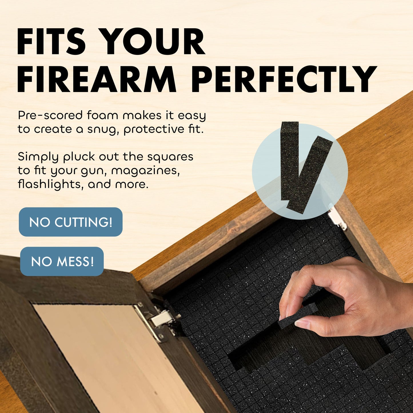 Grim Reaper Hidden Gun Safe Concealment Shelf Concealed Furniture