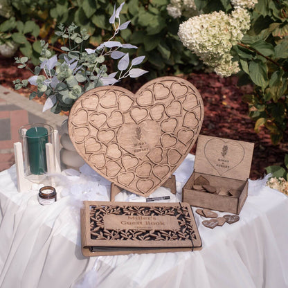Alternative Wedding Guest Book Heart