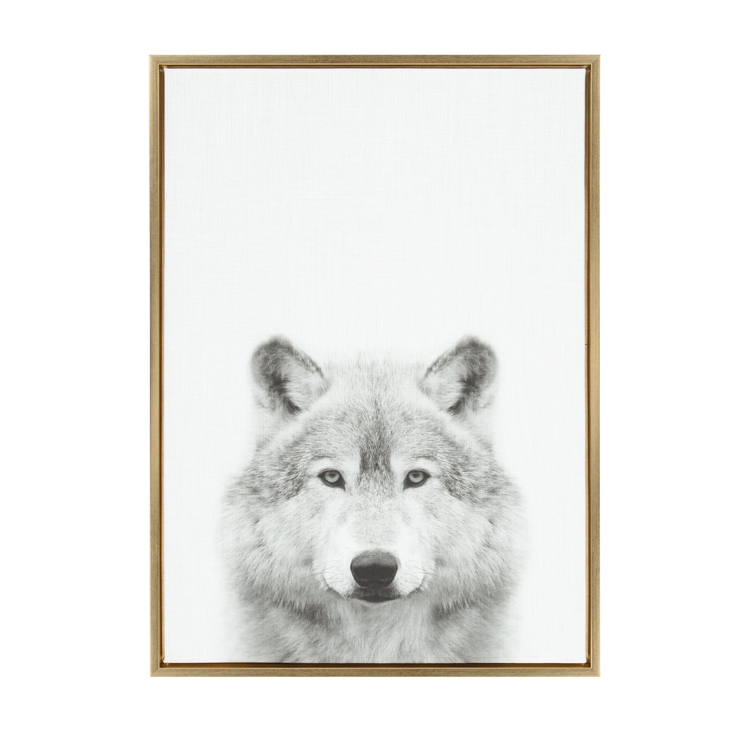 Sylvie Wolf Framed Canvas by Simon Te Tai