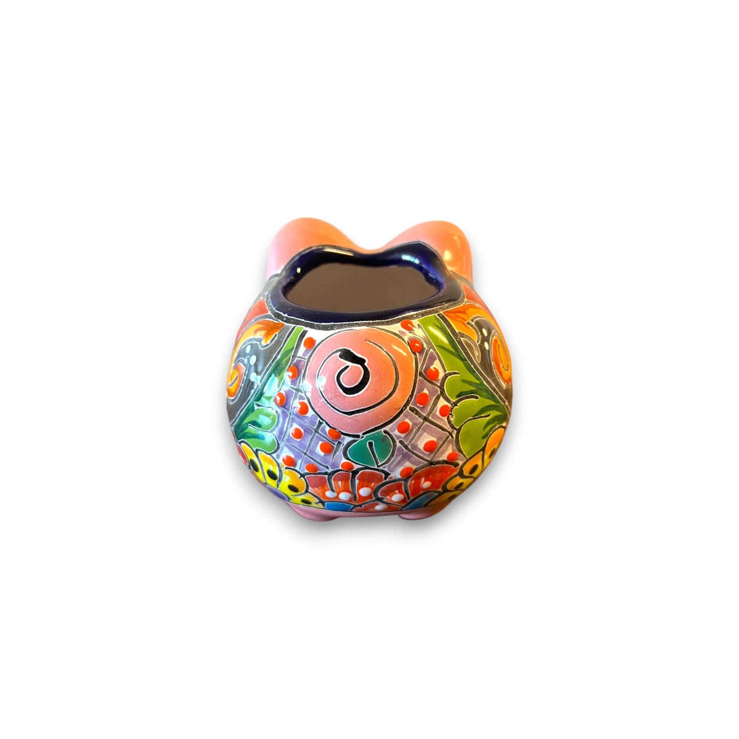 Mexican Talavera Pig Planter | Vibrant Handmade Ceramic Decor