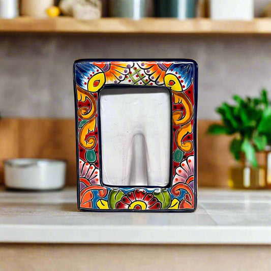 Talavera Picture Frame | Colorful Handmade Mexican Home Decor