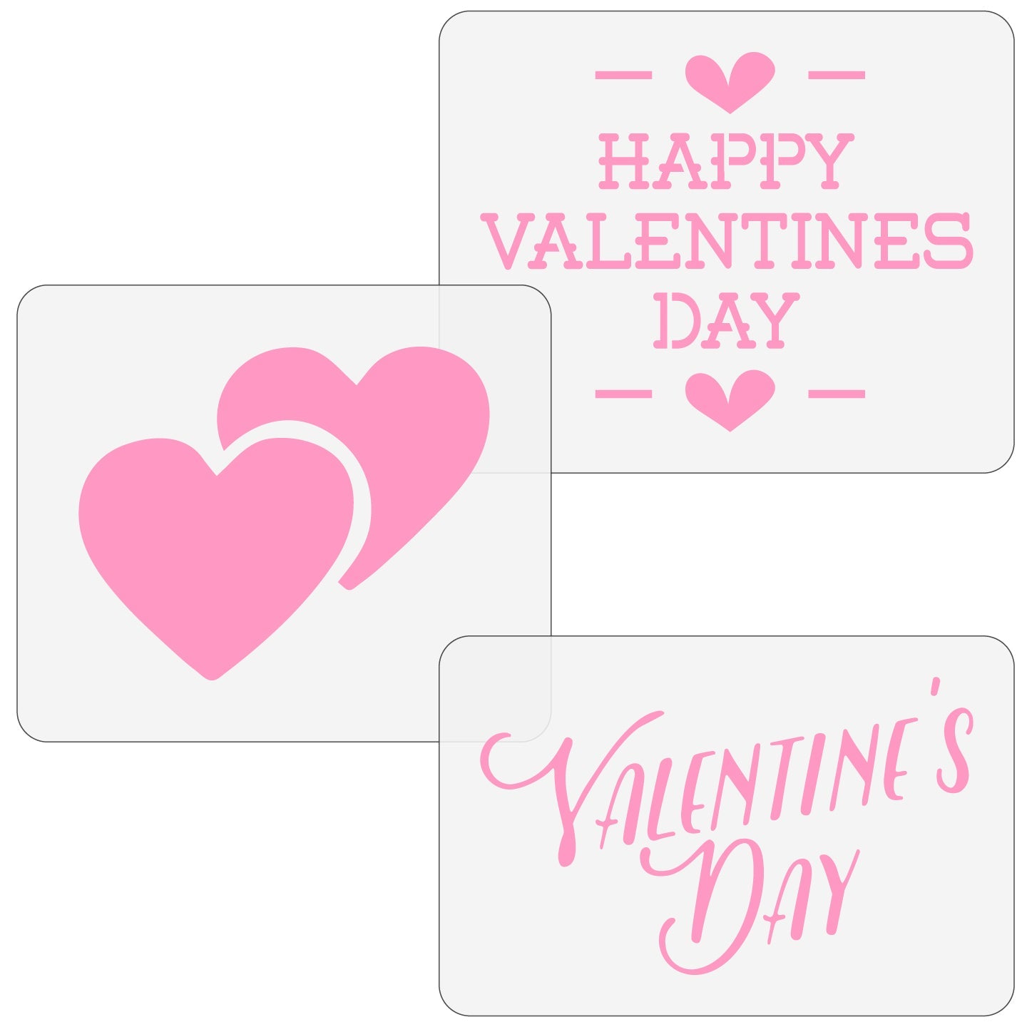 Valentine's Day Stencil Set
