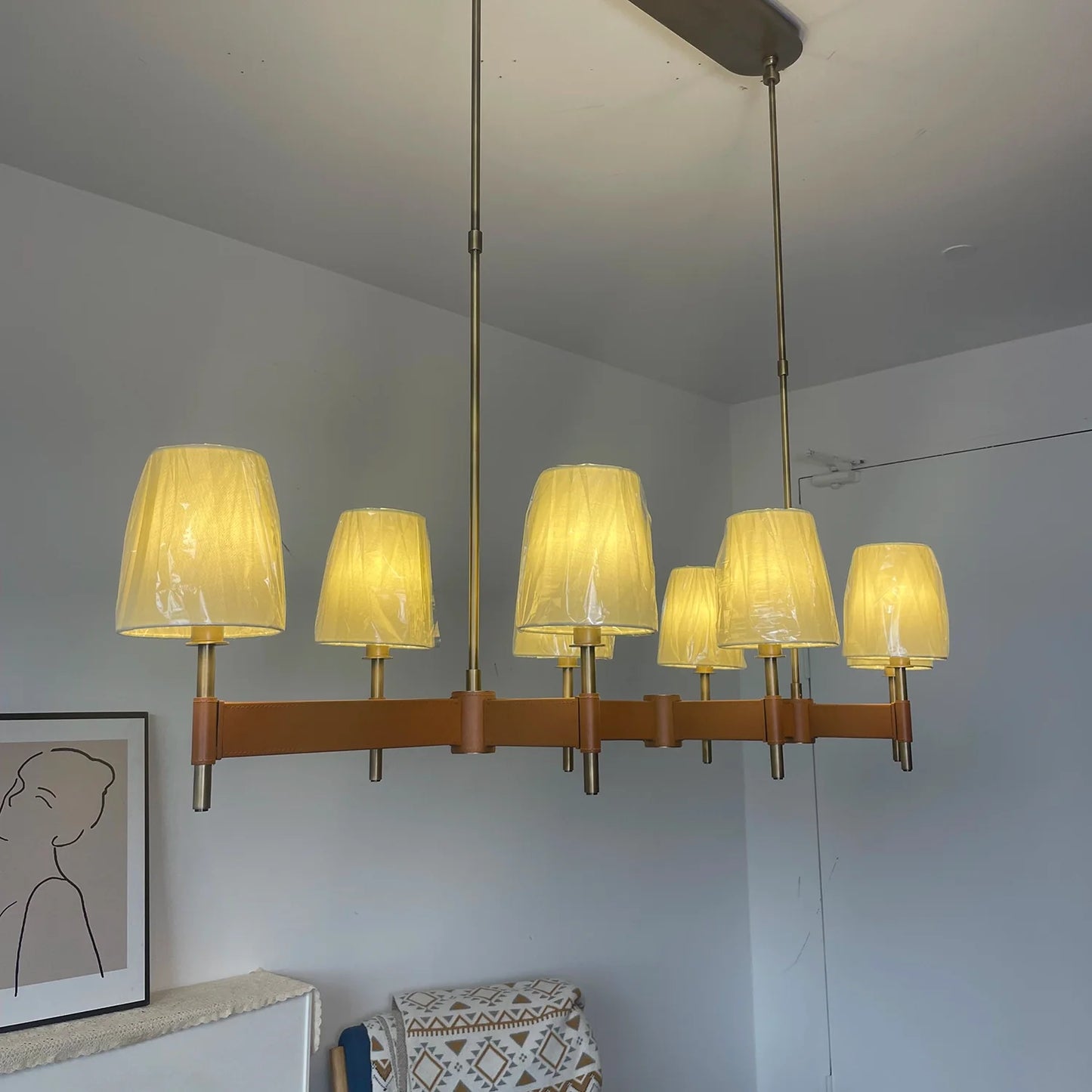 Hastings Leather Chandelier